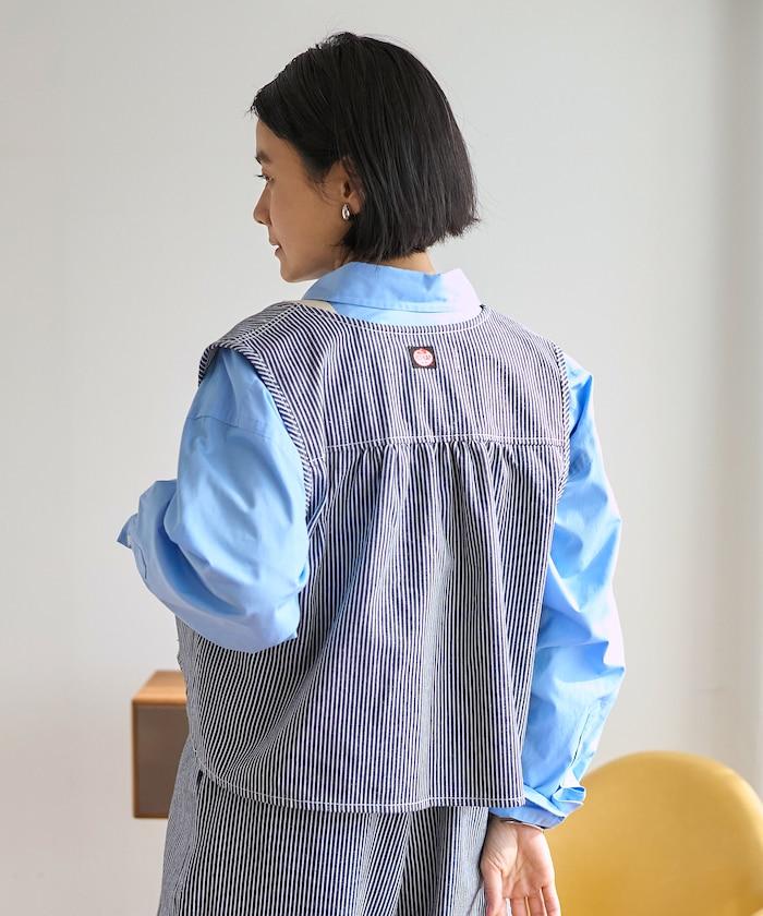 特別款後抽褶設計馬甲（可成套）