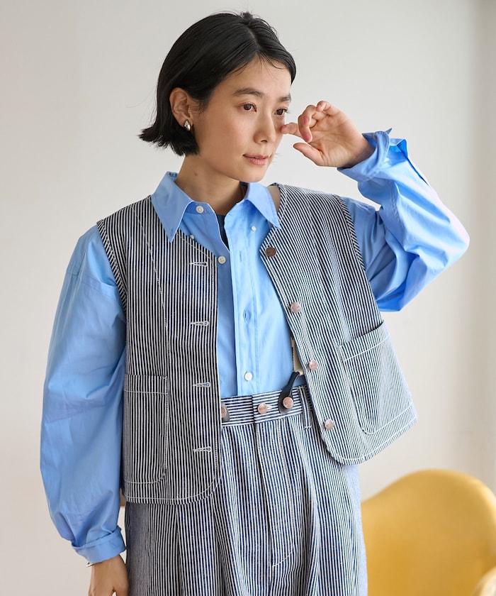 特別款後抽褶設計馬甲（可成套）