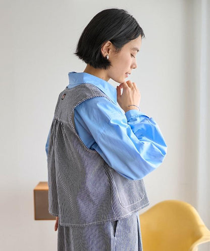 特別款後抽褶設計馬甲（可成套）