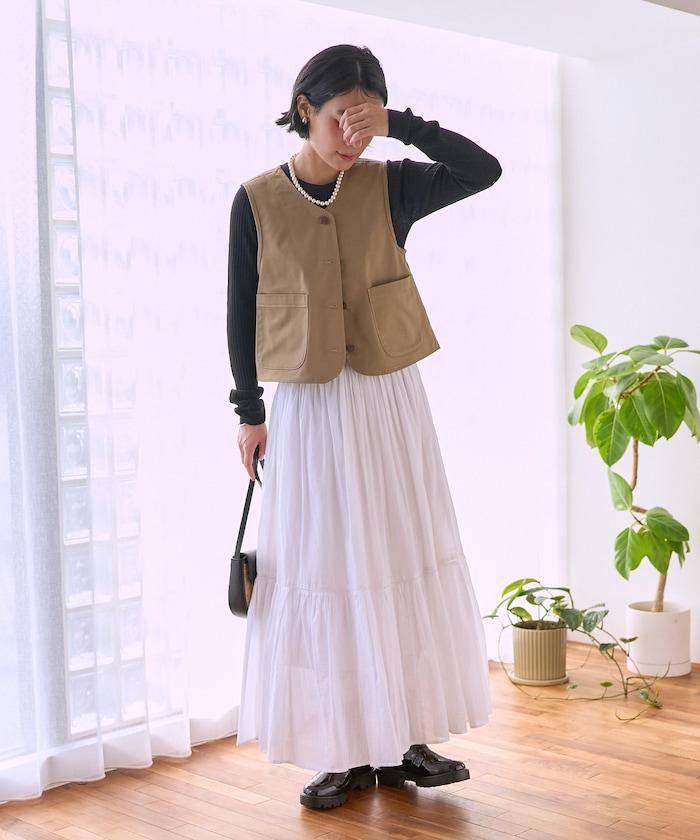 特別款後抽褶設計馬甲（可成套）