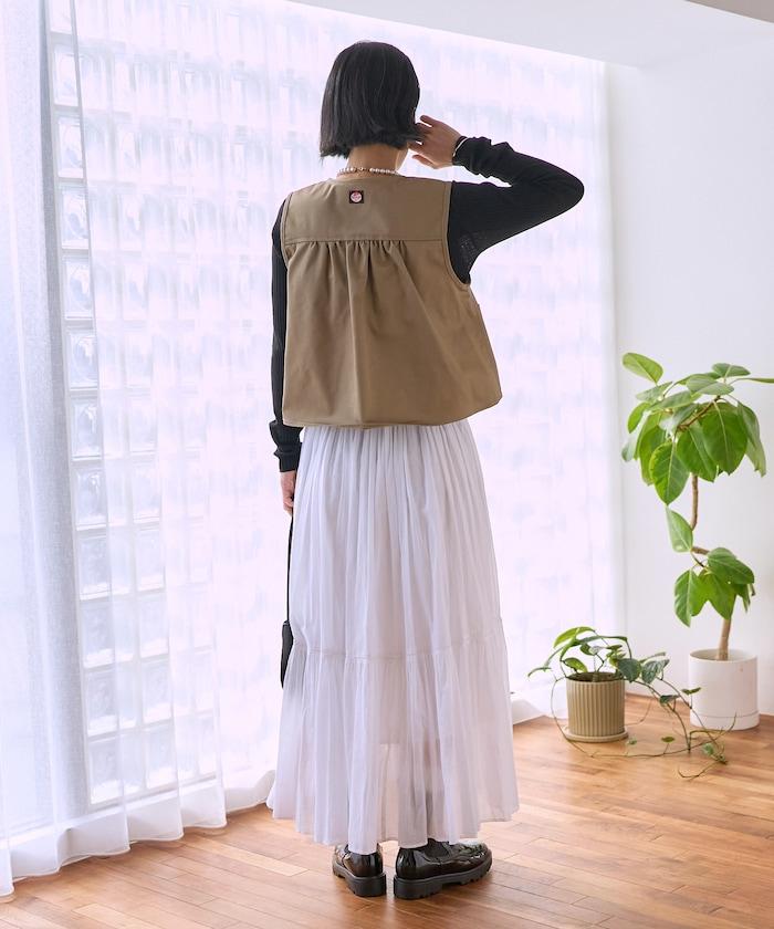 特別款後抽褶設計馬甲（可成套）