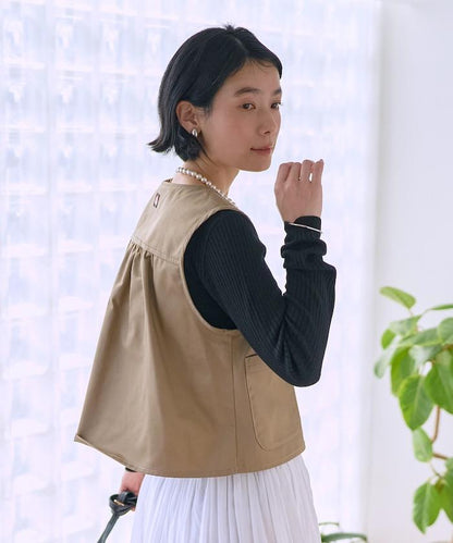 特別款後抽褶設計馬甲（可成套）