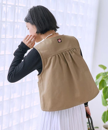 特別款後抽褶設計馬甲（可成套）