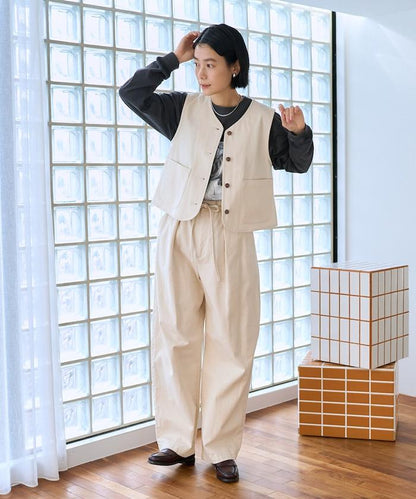 特別款後抽褶設計馬甲（可成套）