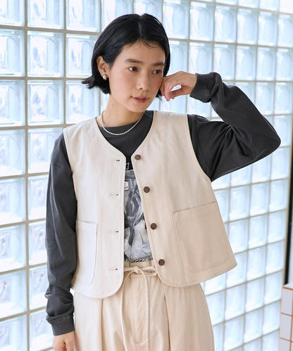 特別款後抽褶設計馬甲（可成套）