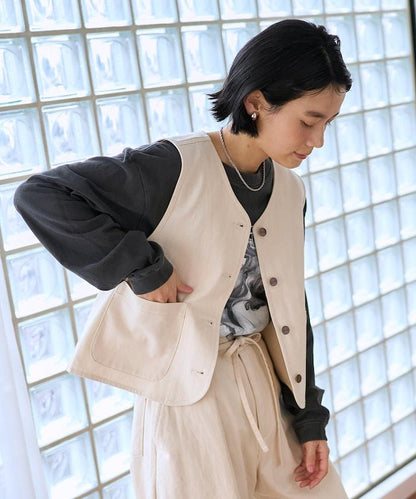 特別款後抽褶設計馬甲（可成套）