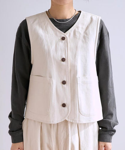 特別款後抽褶設計馬甲（可成套）