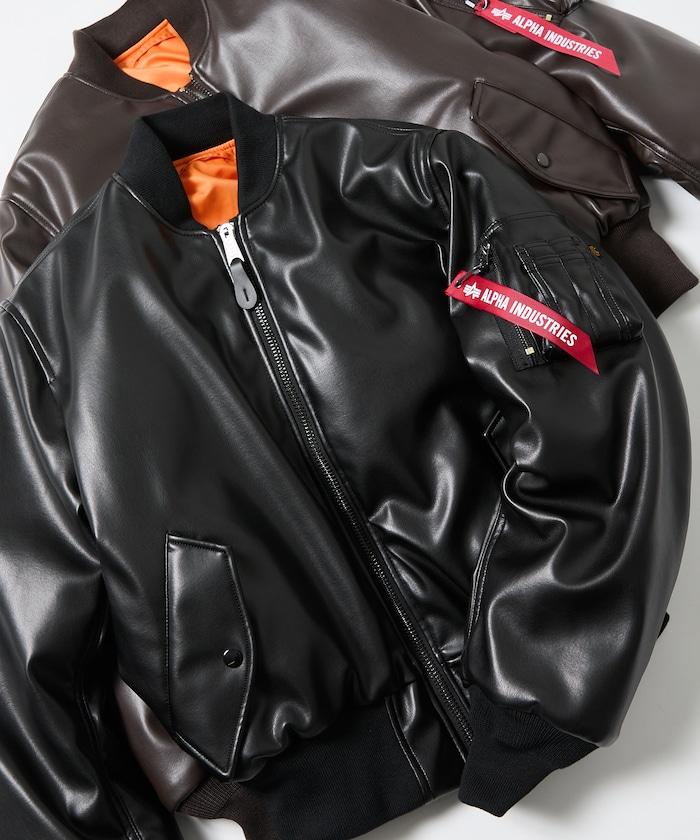聯名 LEATHERETTE MA-1 夾克