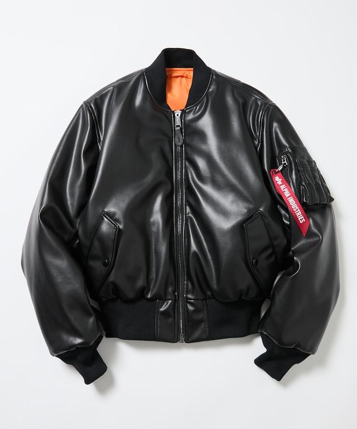 聯名 LEATHERETTE MA-1 夾克