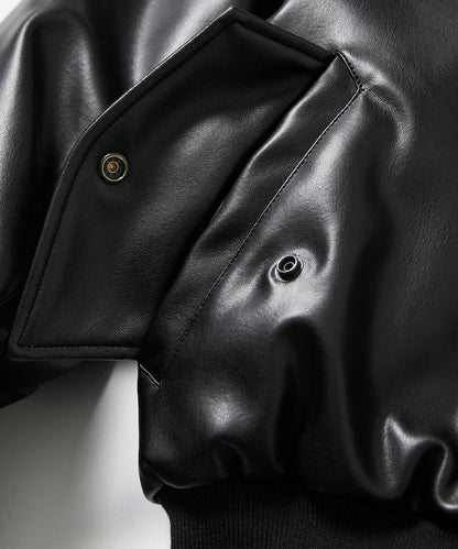 聯名 LEATHERETTE MA-1 夾克