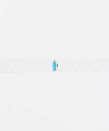 METIER Astra Hexa Turquoise Stud 耳釘