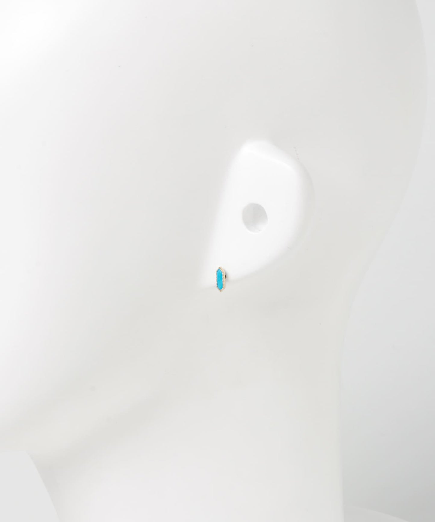 METIER Astra Hexa Turquoise Stud 耳釘