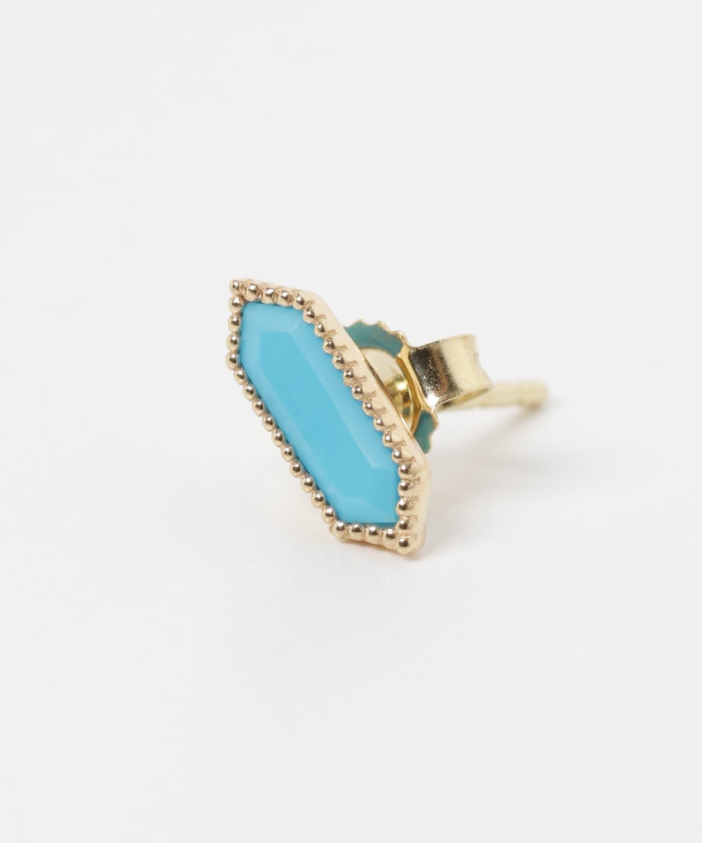 METIER Astra Hexa Turquoise Stud 耳釘