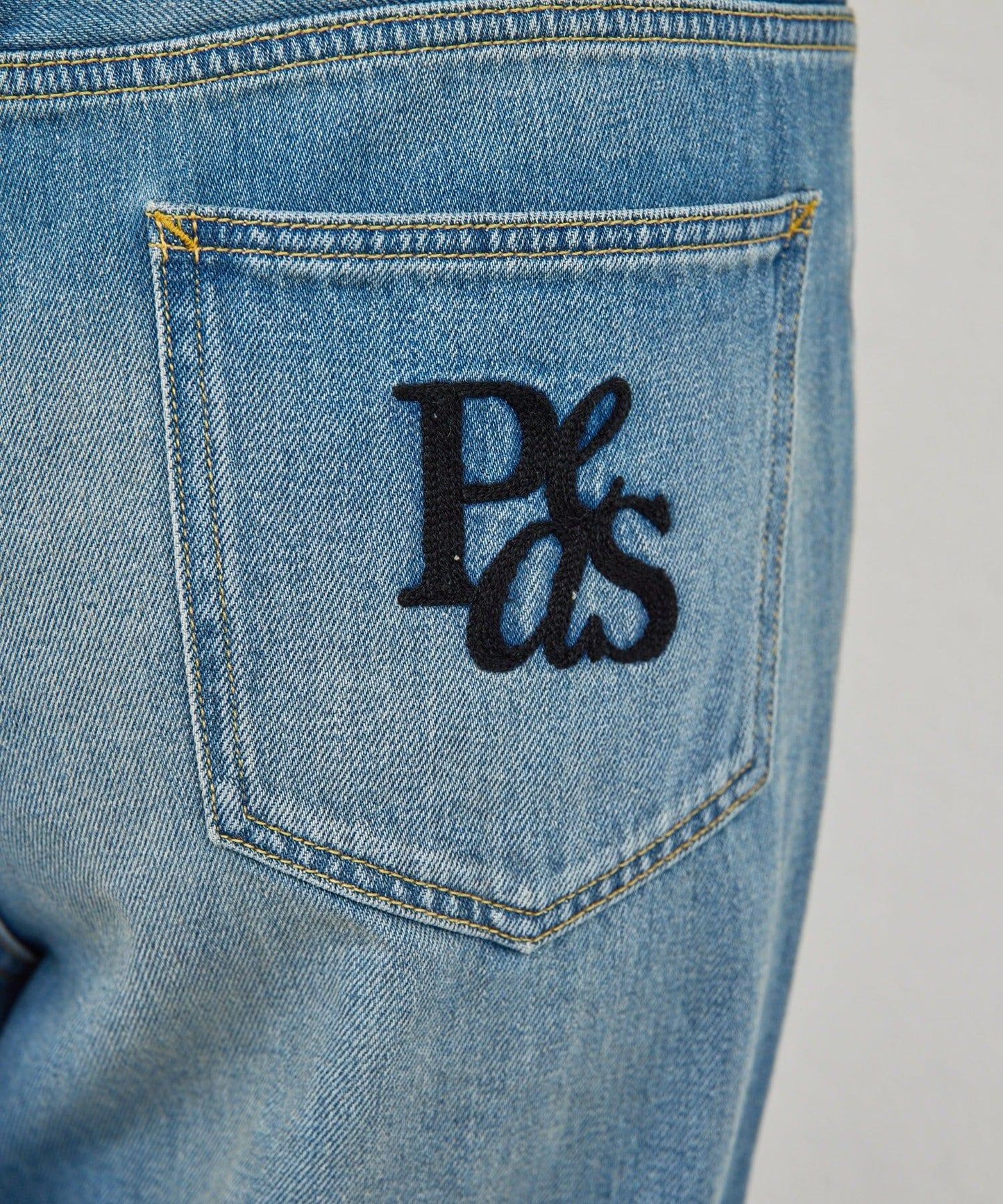 皮帶裝飾 軟質牛仔 牛仔褲