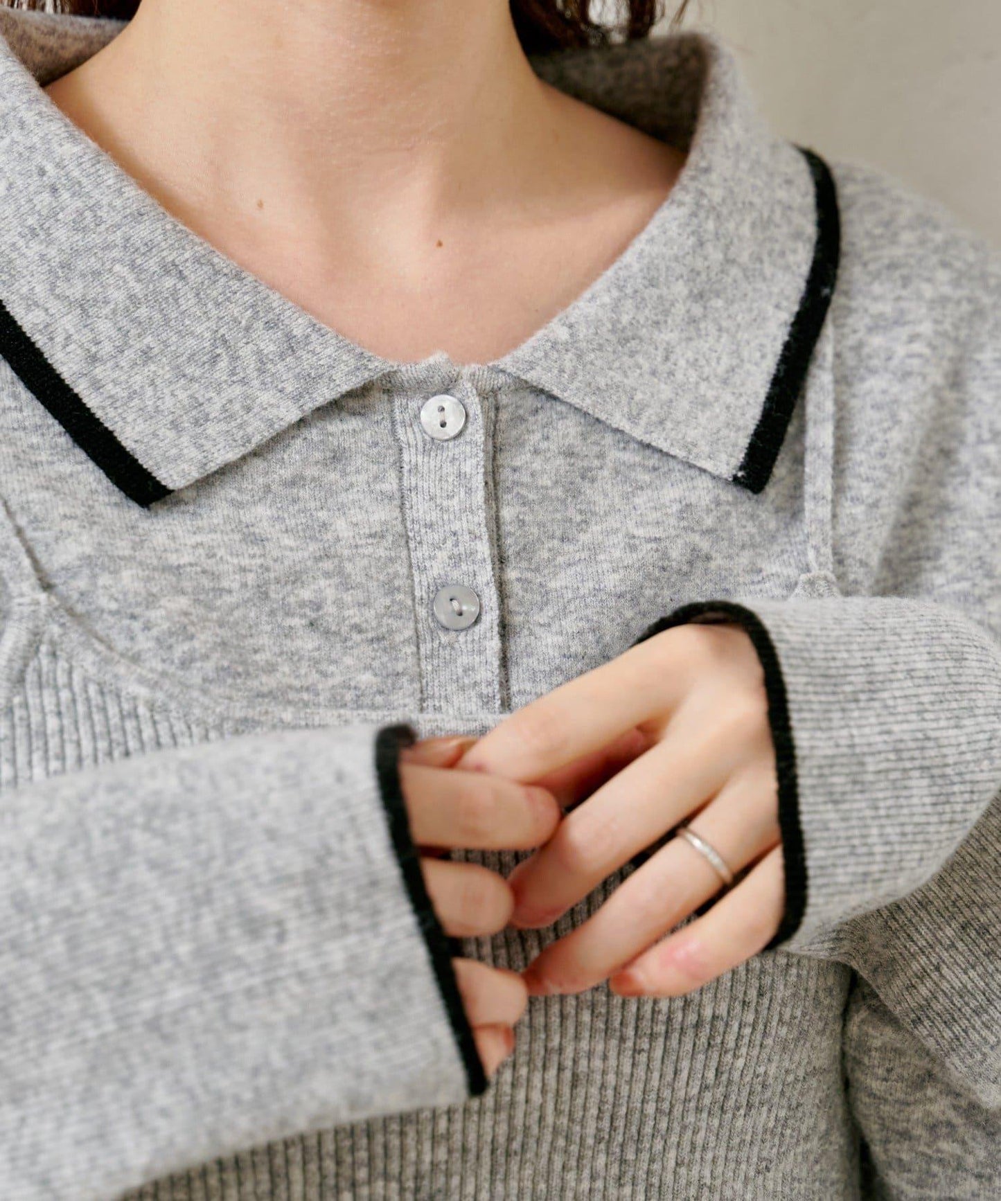 針織背心開衫套裝