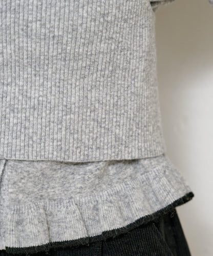 針織背心開衫套裝