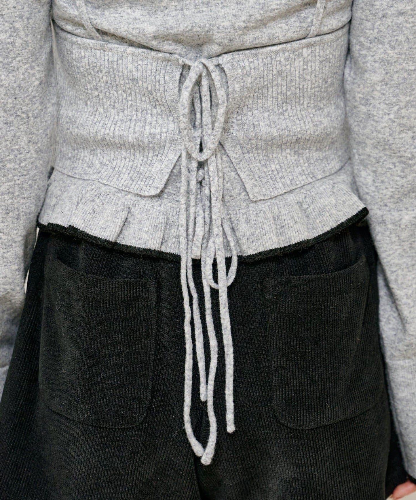 針織背心開衫套裝