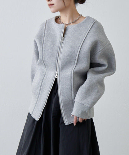 Lui's 雙層提花短夾克