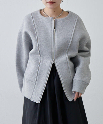 Lui's 雙層提花短夾克