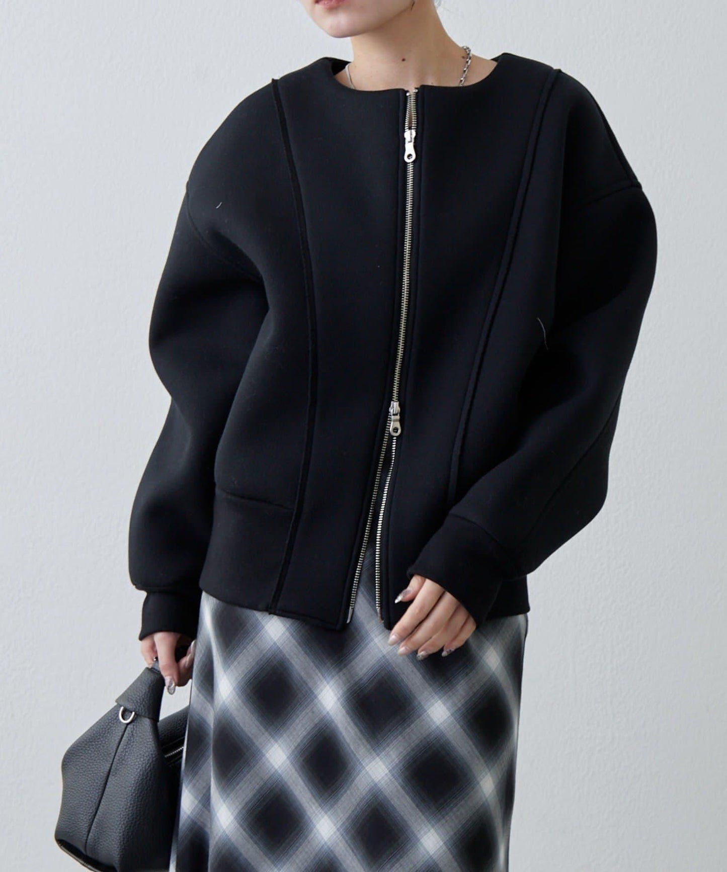 Lui's 雙層提花短夾克