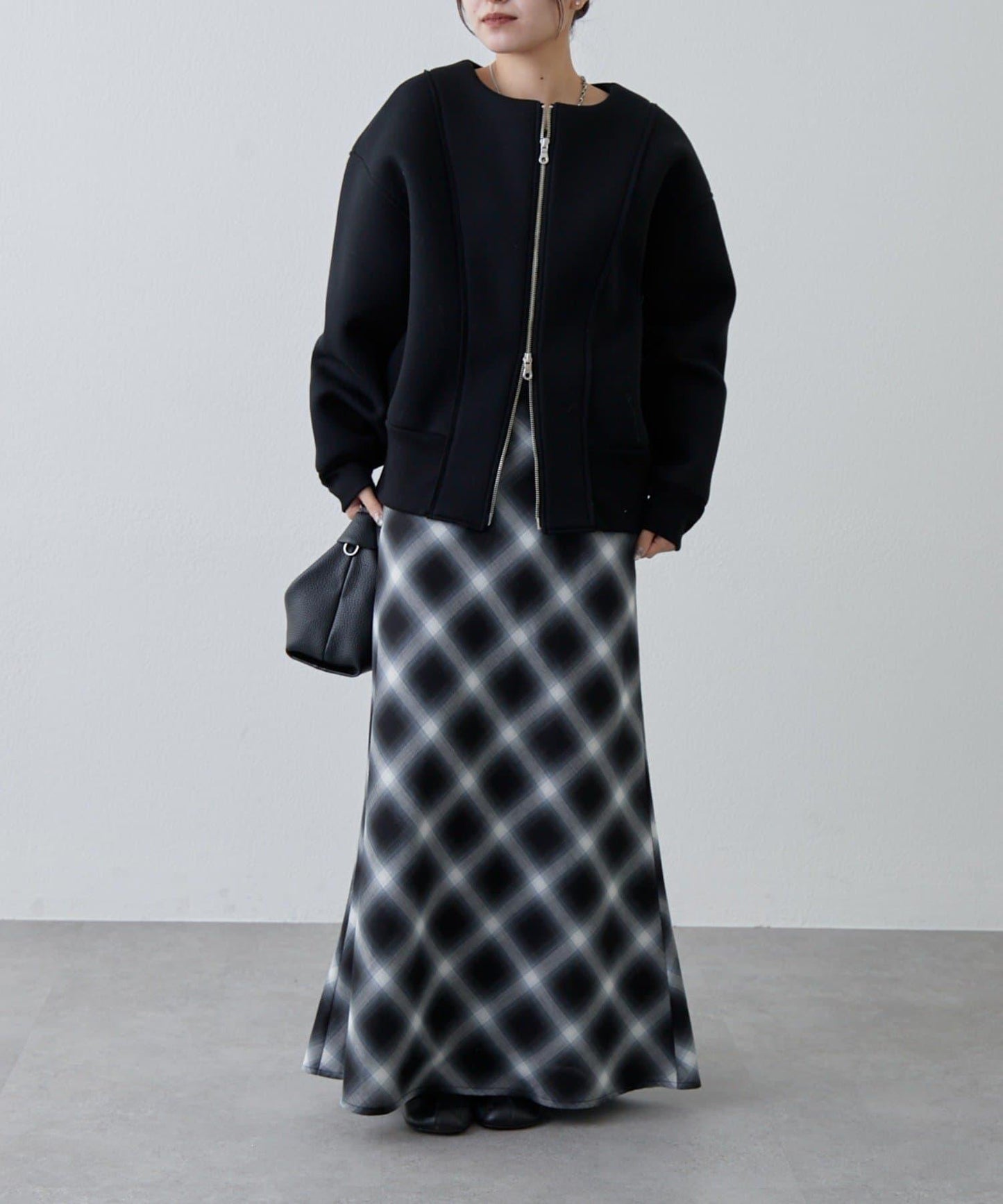 Lui's 雙層提花短夾克