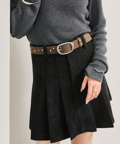 鉚釘裝飾腰帶