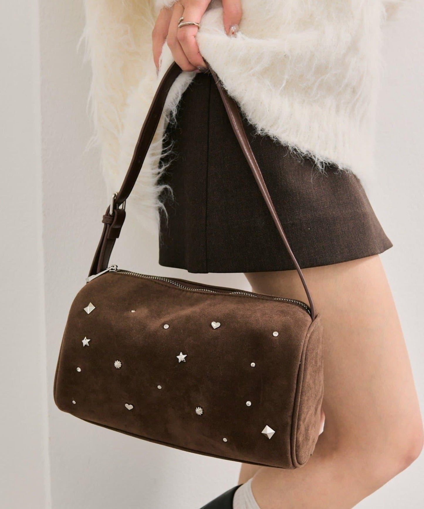 鉚釘裝飾 迷你包