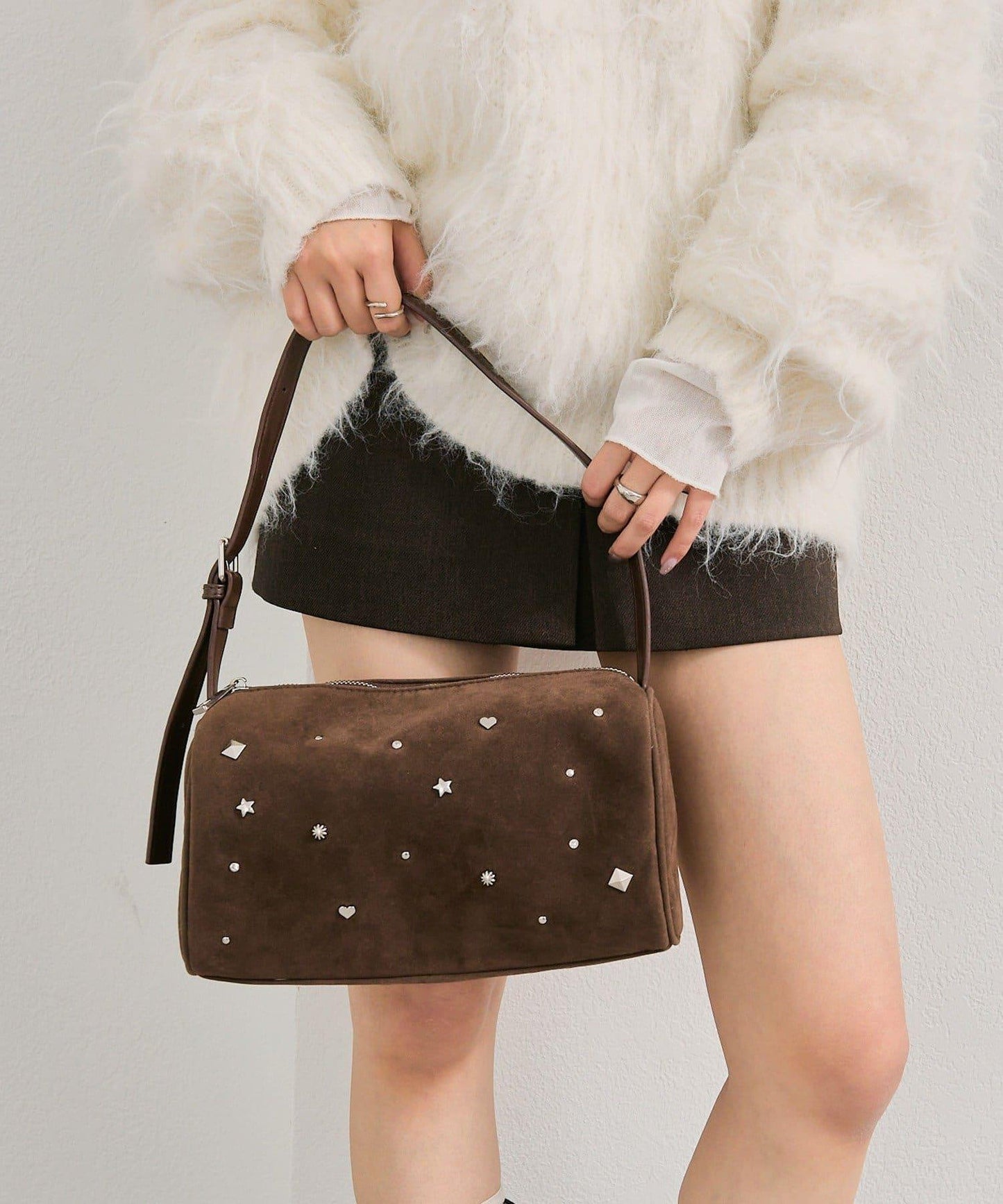 鉚釘裝飾 迷你包