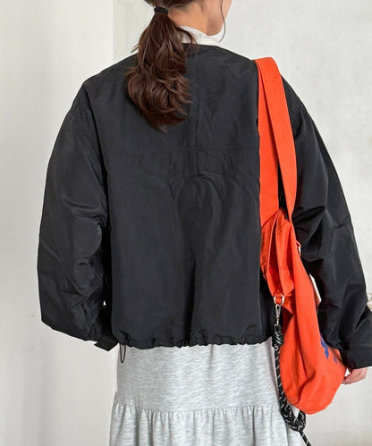 拼色短款戶外夾克