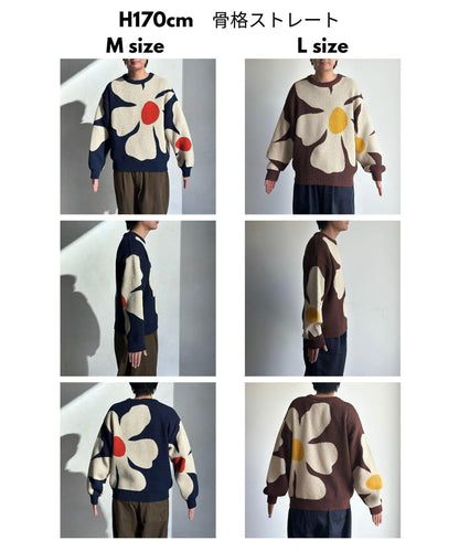 花卉提花布雷針織 針織上衣