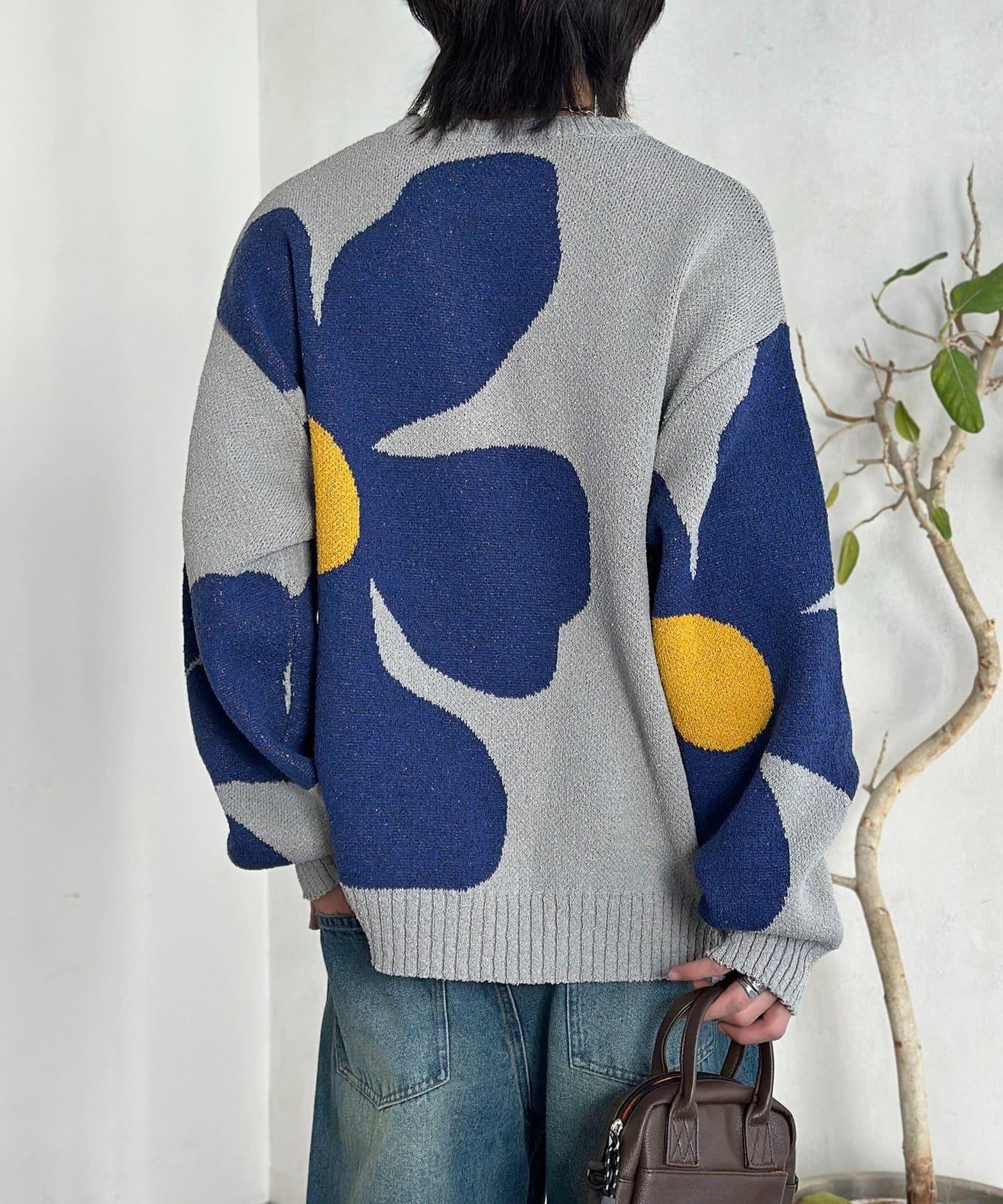 花卉提花布雷針織 針織上衣