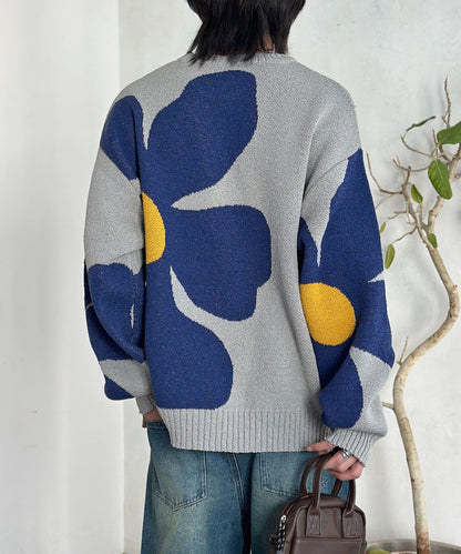 花卉提花布雷針織 針織上衣