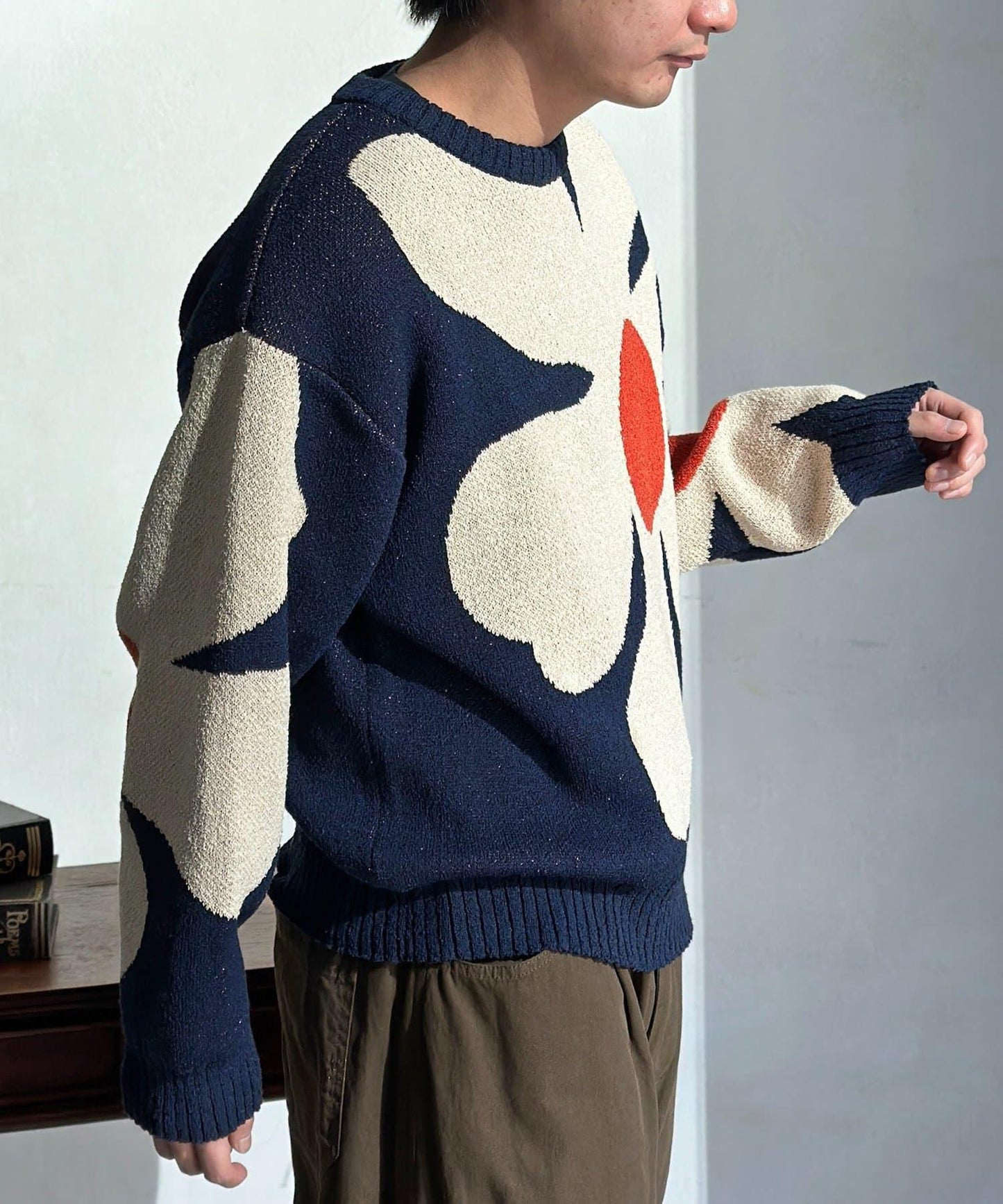 花卉提花布雷針織 針織上衣