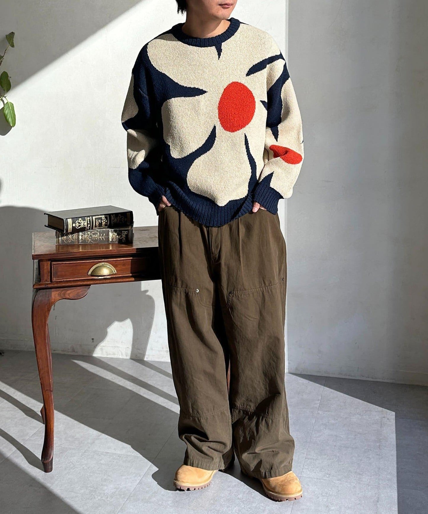 花卉提花布雷針織 針織上衣