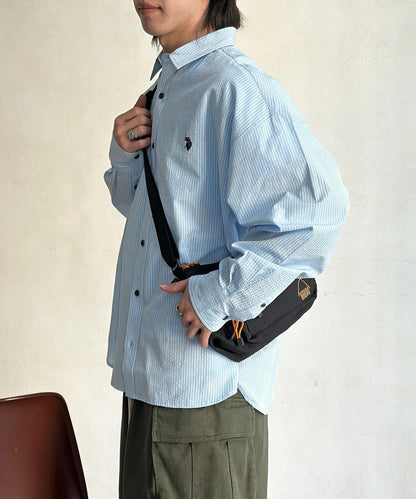 U.S. POLO ASSN. 泡泡紗長袖襯衫