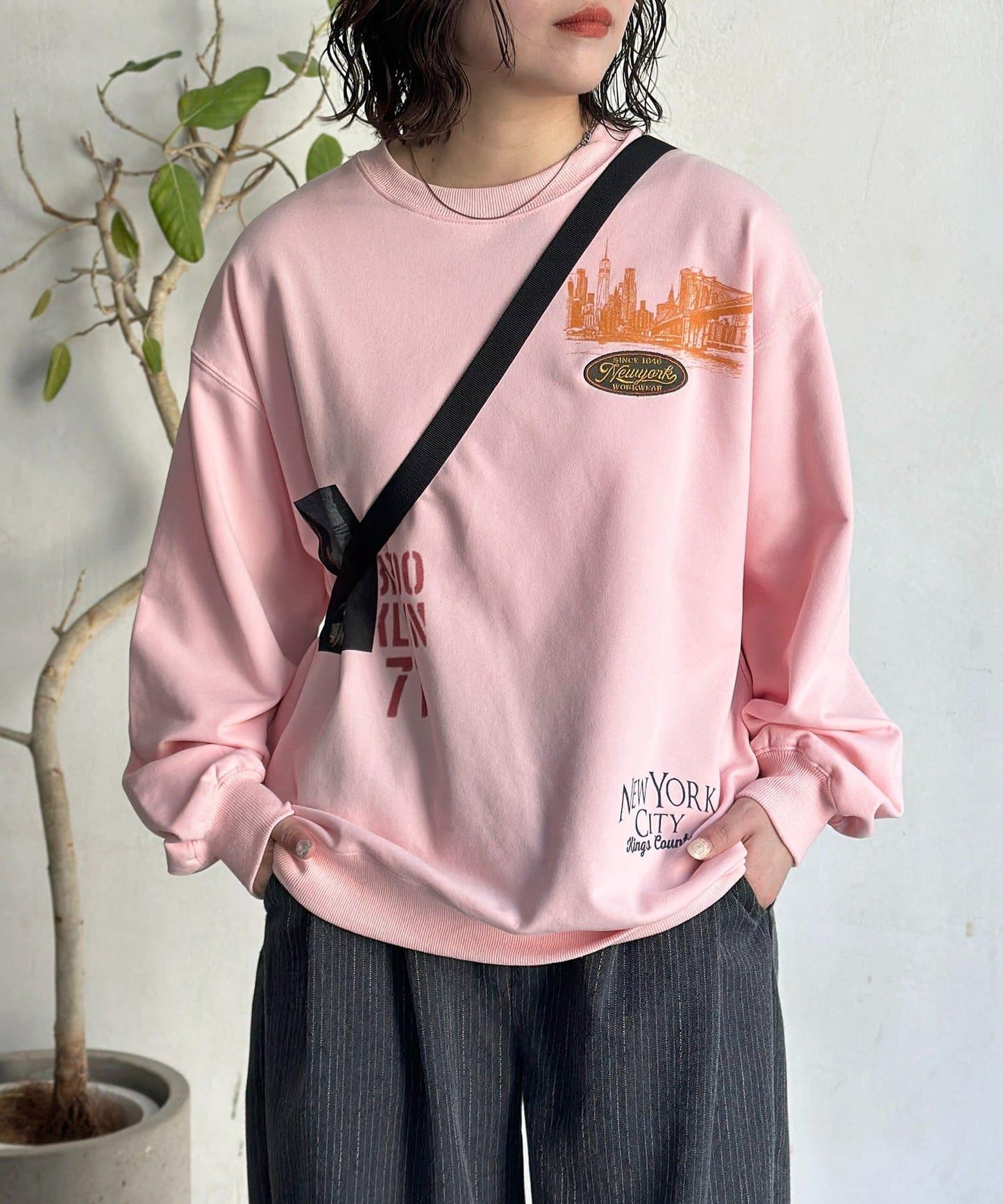 塗鴉風設計 長袖T恤