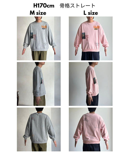 塗鴉風設計 長袖T恤