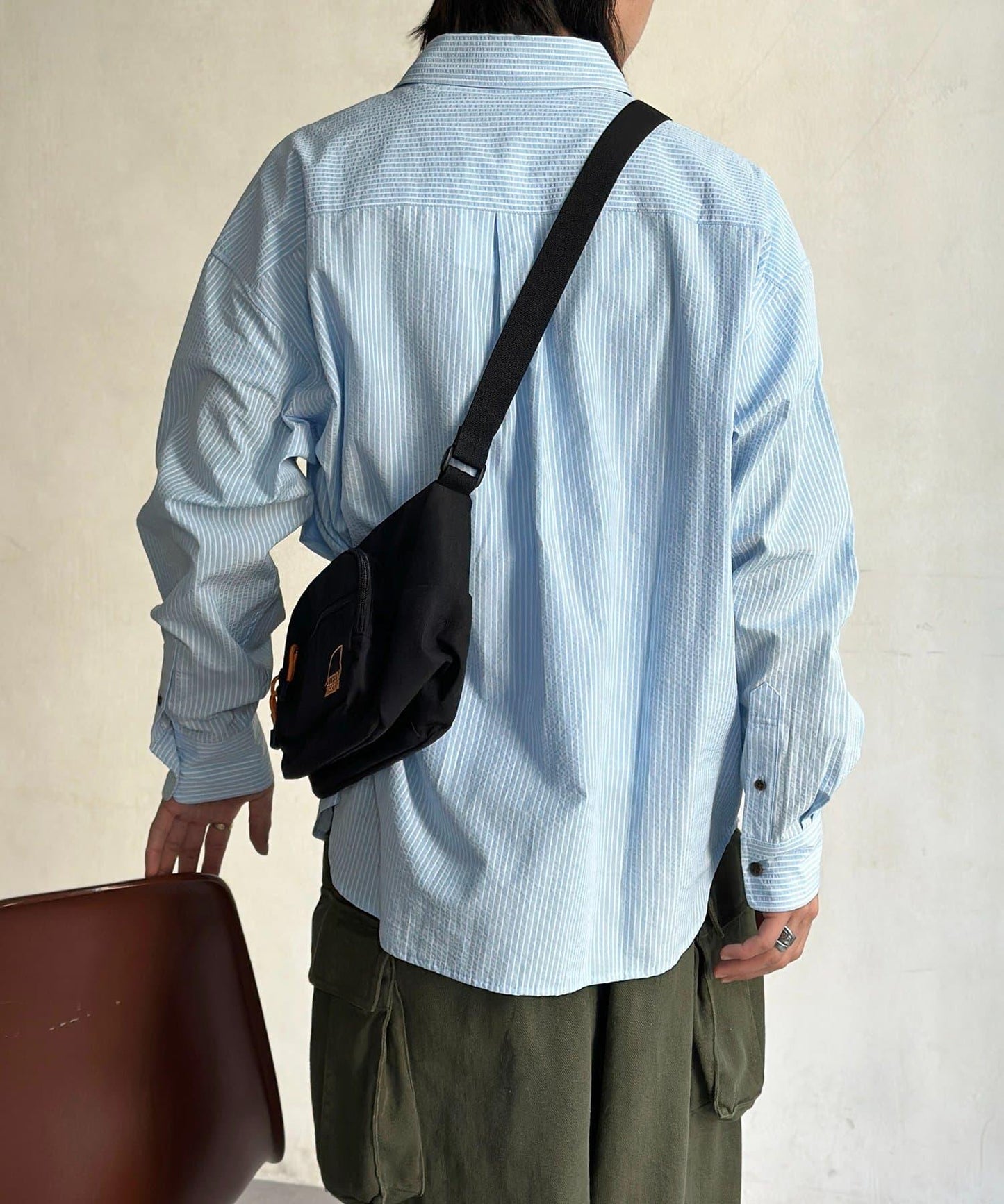 U.S. POLO ASSN. 泡泡紗長袖襯衫