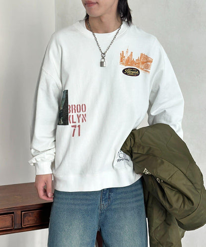 塗鴉風設計 長袖T恤