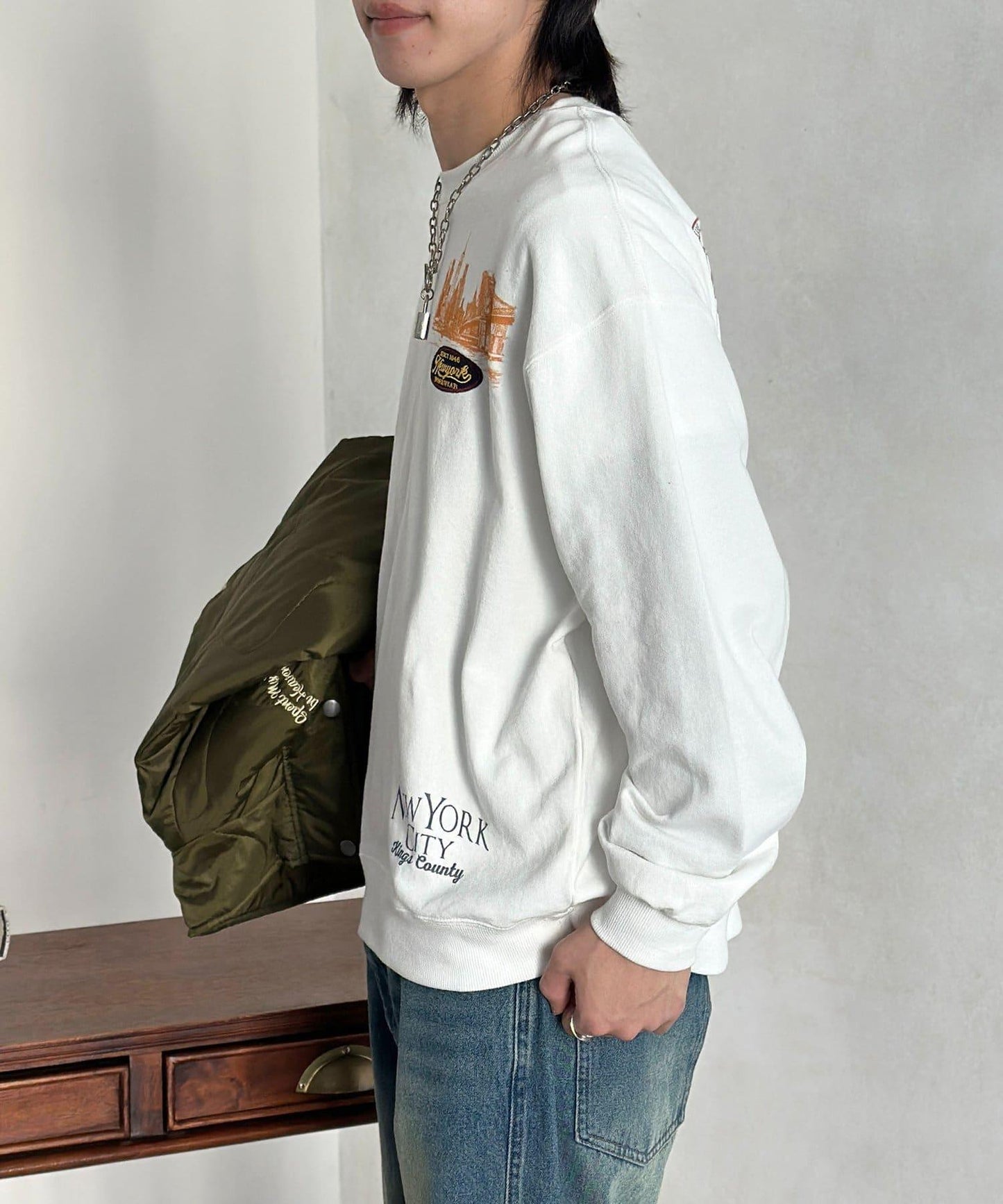 塗鴉風設計 長袖T恤