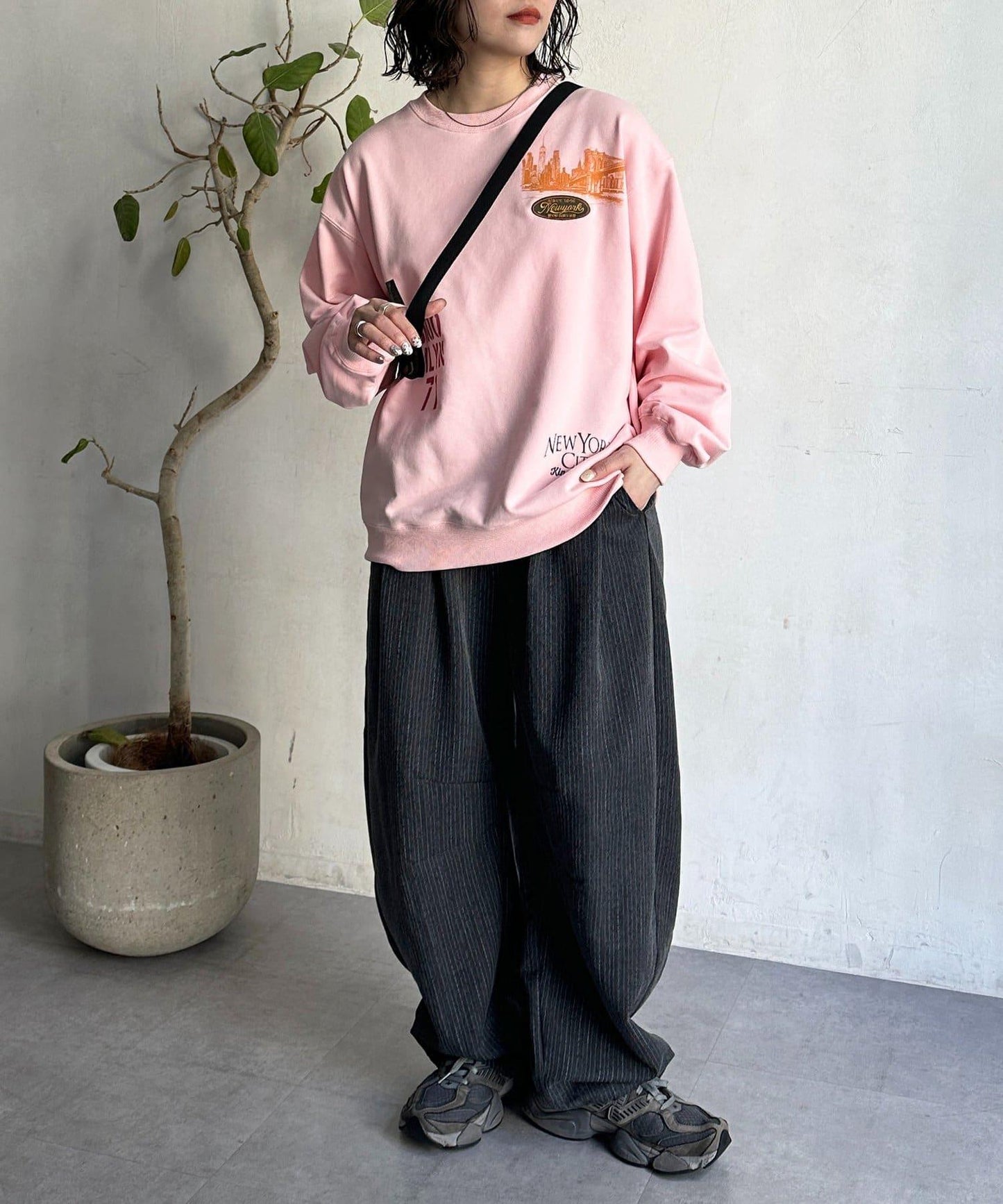 塗鴉風設計 長袖T恤