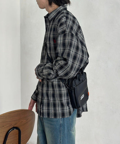 U.S. POLO ASSN. 泡泡紗長袖襯衫