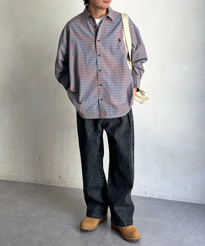 U.S. POLO ASSN. 泡泡紗長袖襯衫