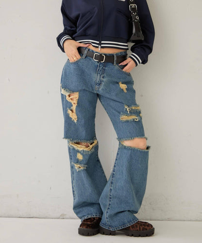 BOLD DISTRESSED DENIM 牛仔單品