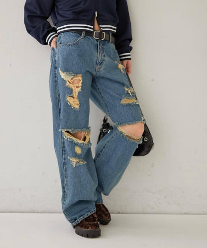 BOLD DISTRESSED DENIM 牛仔單品