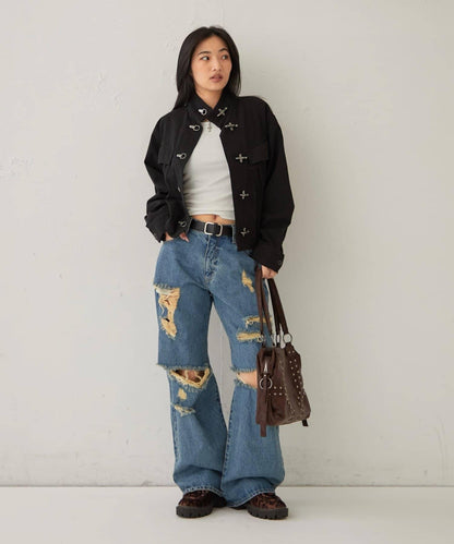 BOLD DISTRESSED DENIM 牛仔單品