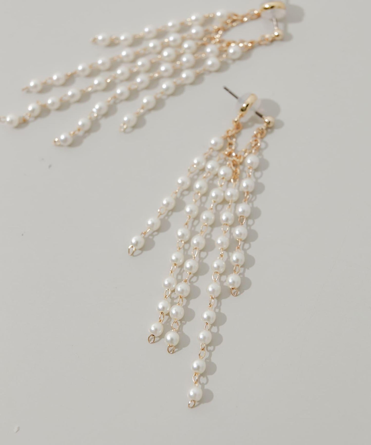 珍珠流蘇耳環