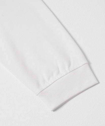 雙面針織 口袋設計 長袖T恤