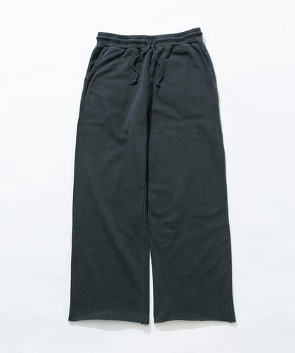 衛衣材質寬鬆闊腿鬆緊休閒褲