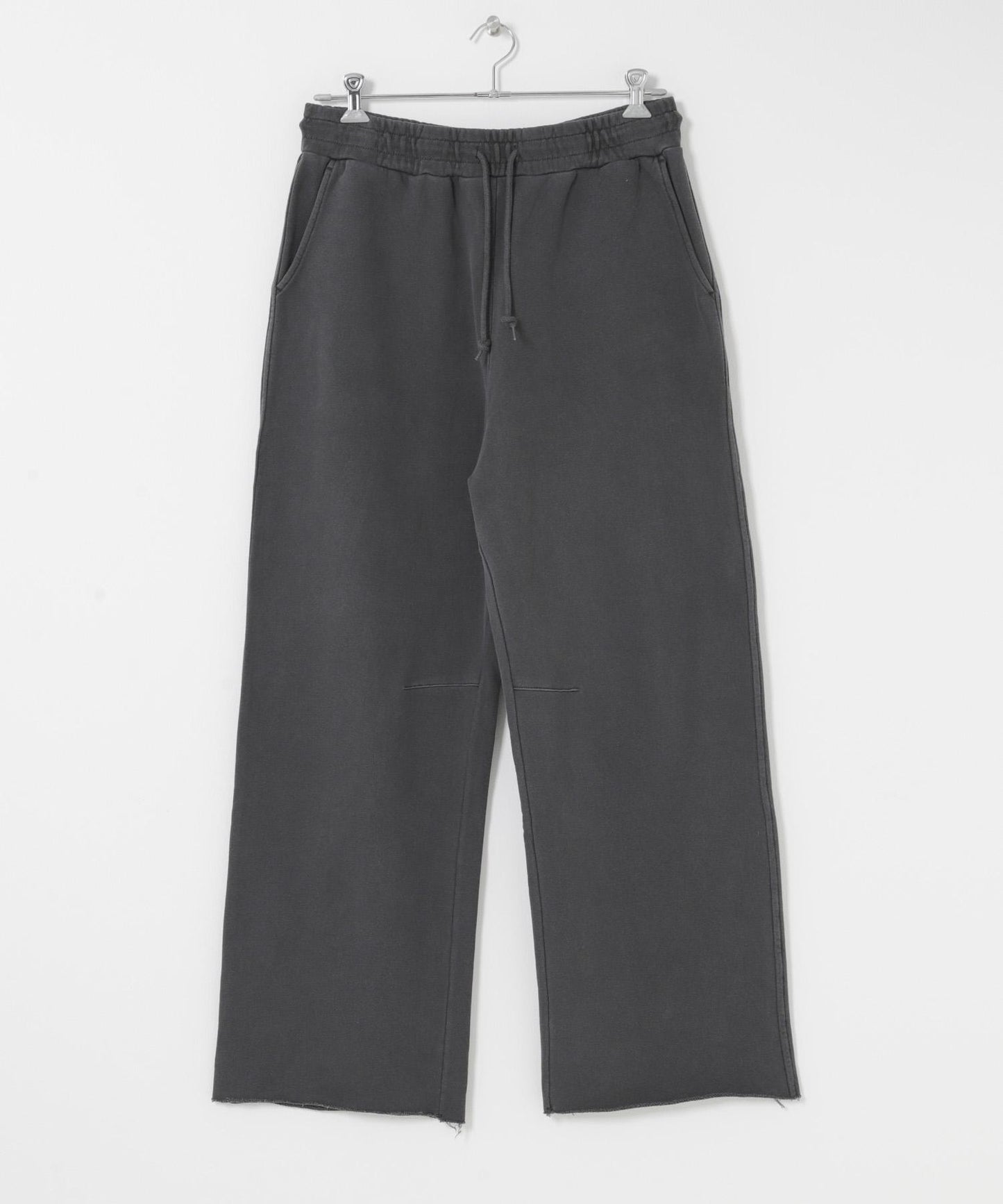 衛衣材質寬鬆闊腿鬆緊休閒褲